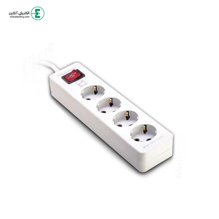 پریز چهارخانه سیار صنعتی خیام الکتریک مدل پارس